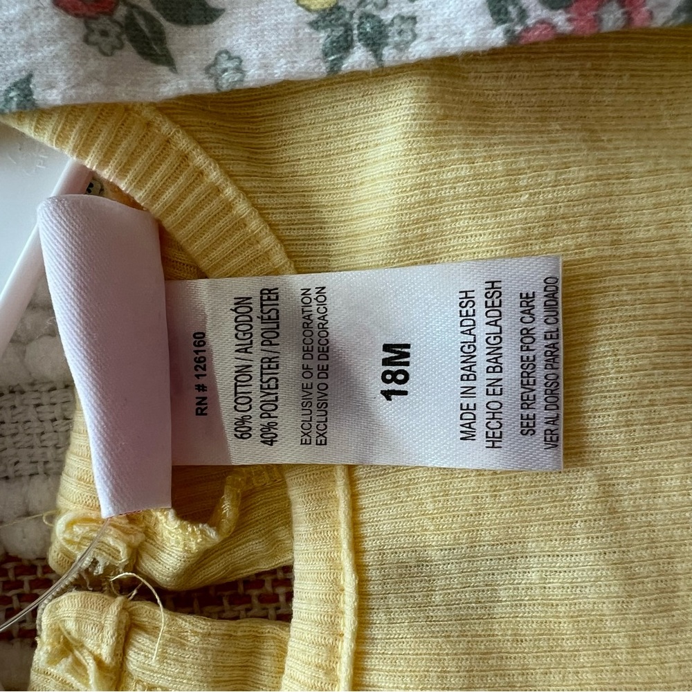 NWT Baby Girl Little Lass 2pc. Floral Dress 18M‎ - Picture 10 of 11